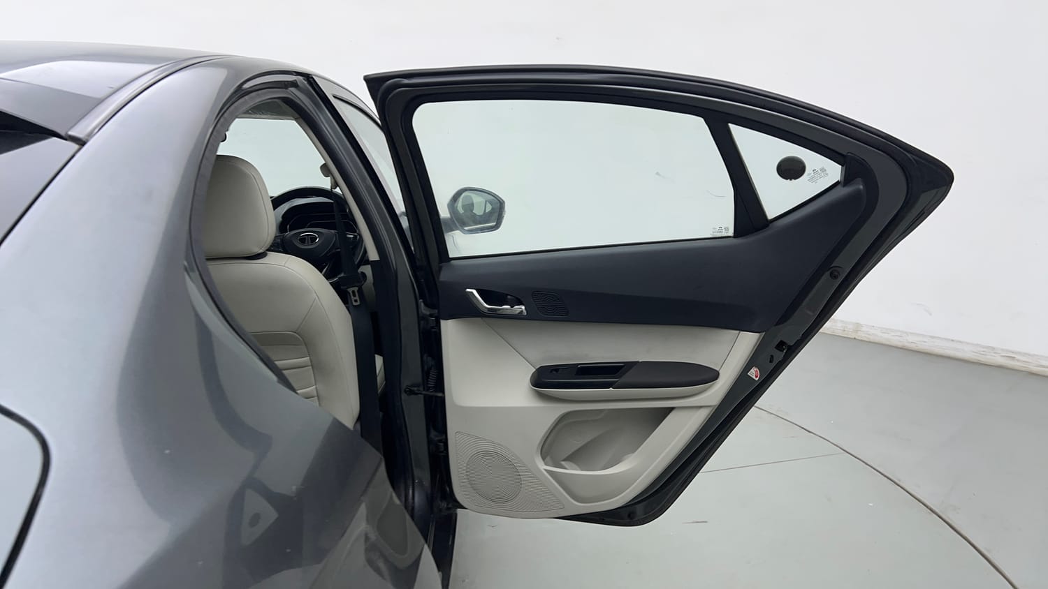 Used 2024 Tata Tigor XZA Plus iCNG Cng Automatic interior RIGHT REAR DOOR OPEN VIEW