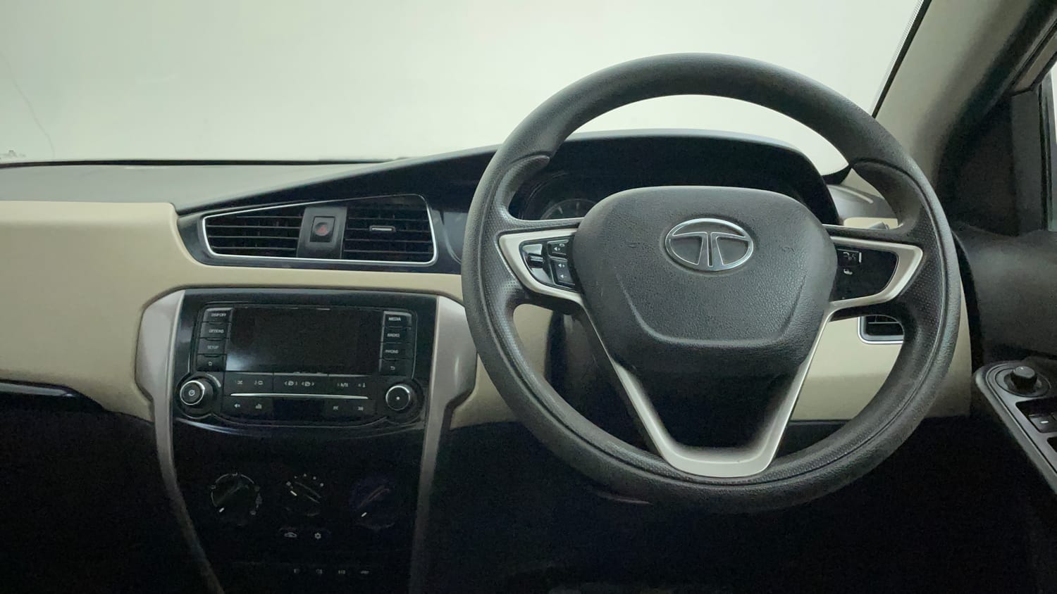Used 2015 Tata Zest XM Petrol Petrol Manual interior STEERING VIEW