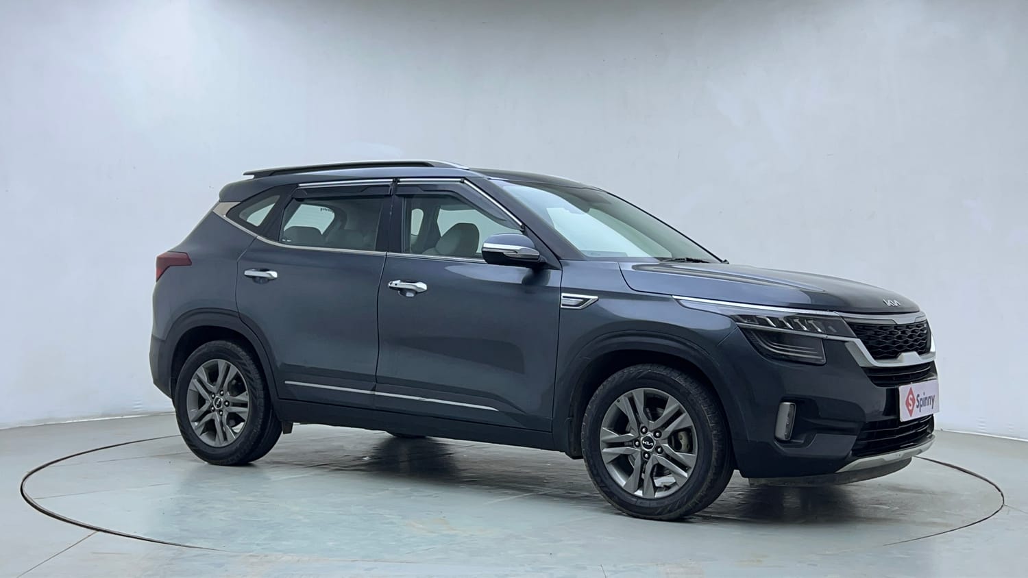 Used 2022 kia Seltos HTX 1.5 IVT Petrol Automatic exterior RIGHT FRONT CORNER VIEW