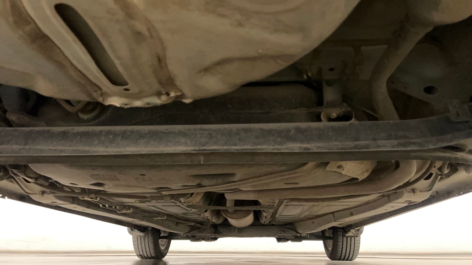 Used 2020 Maruti Suzuki Baleno Zeta Petrol Manual extra REAR UNDERBODY VIEW (TAKEN FROM REAR)