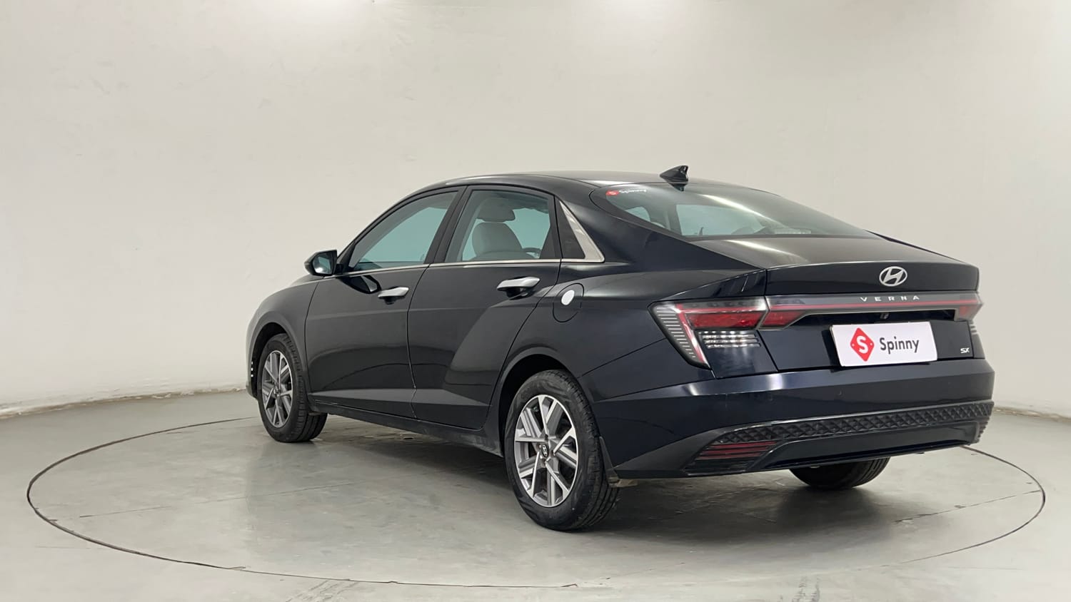 Used 2023 Hyundai Verna SX (O) 1.5 Petrol IVT Petrol Automatic exterior LEFT REAR CORNER VIEW