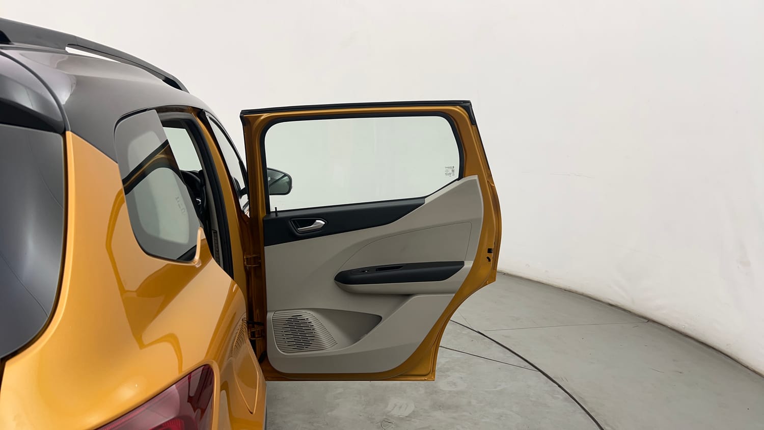 Used 2022 Renault Triber RXZ EASY-R AMT Dual Tone Petrol Automatic interior RIGHT REAR DOOR OPEN VIEW