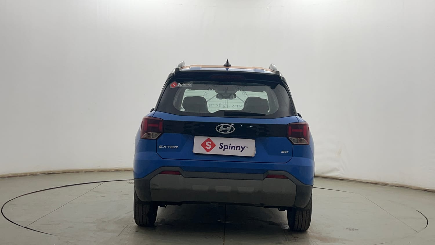 Used 2023 Hyundai Exter SX (O) 1.2 MT Petrol Manual exterior BACK VIEW