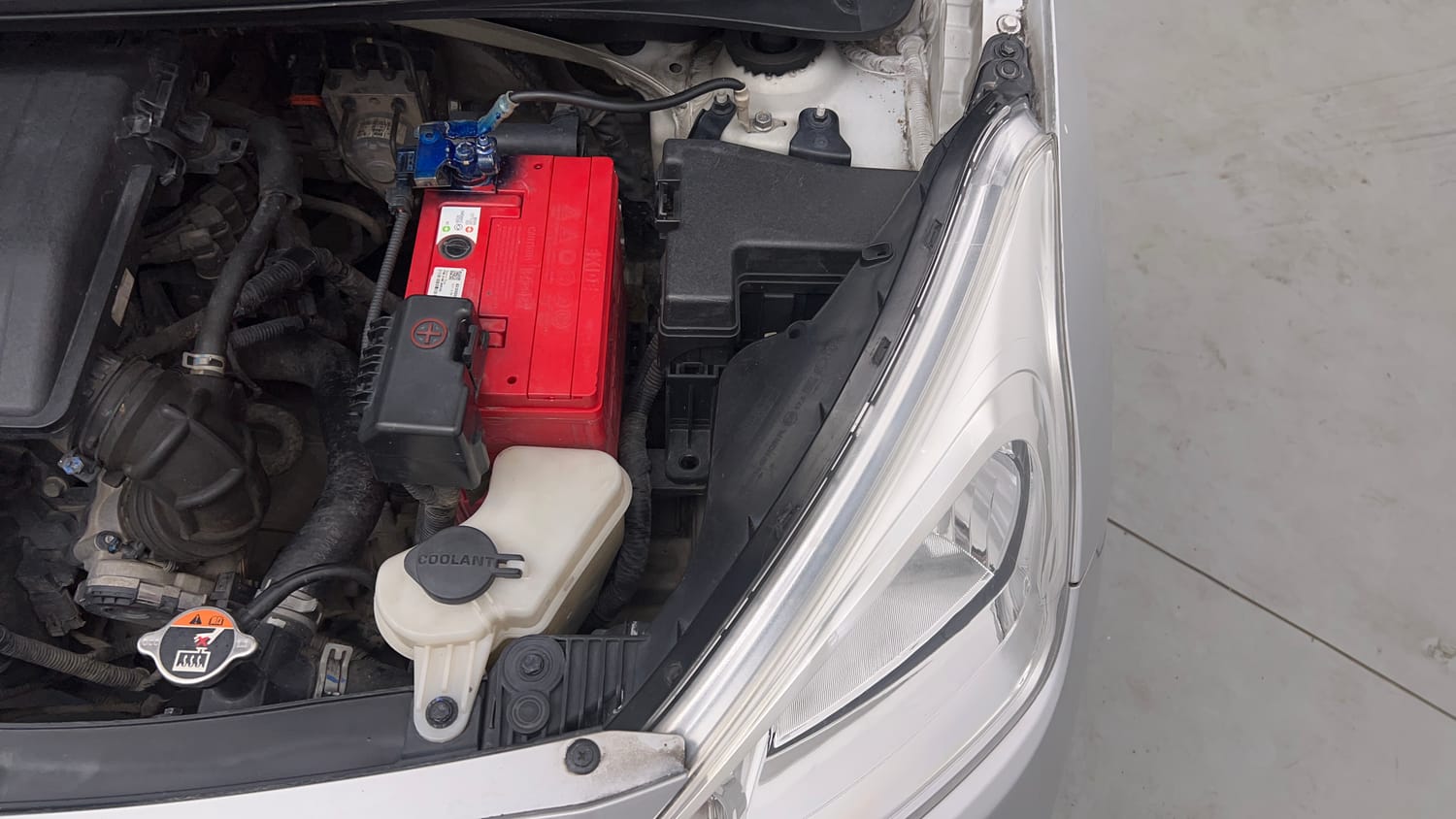 Used 2018 Hyundai Grand i10 Sportz 1.2 Kappa VTVT Petrol Manual engine ENGINE LEFT SIDE VIEW