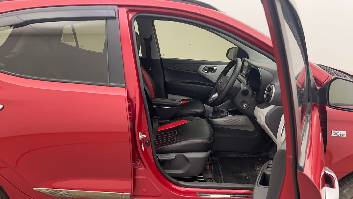 Used 2022 Hyundai Grand i10 Nios Sportz AMT 1.2 Kappa VTVT Petrol Automatic interior RIGHT SIDE FRONT DOOR CABIN VIEW