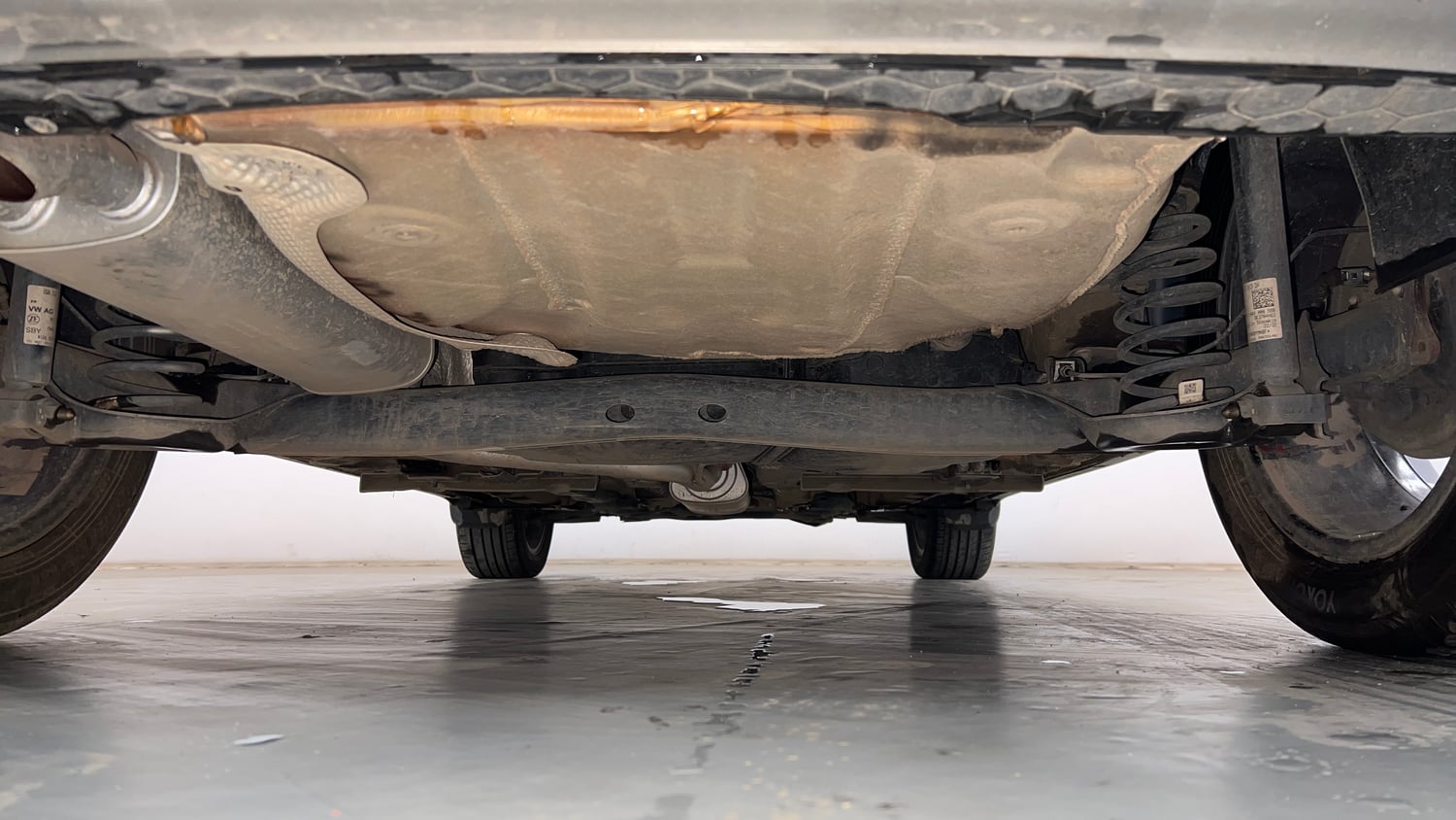 Used 2022 Skoda Kushaq Style 1.5L TSI DSG (6 Airbags) Petrol Automatic extra REAR UNDERBODY VIEW (TAKEN FROM REAR)