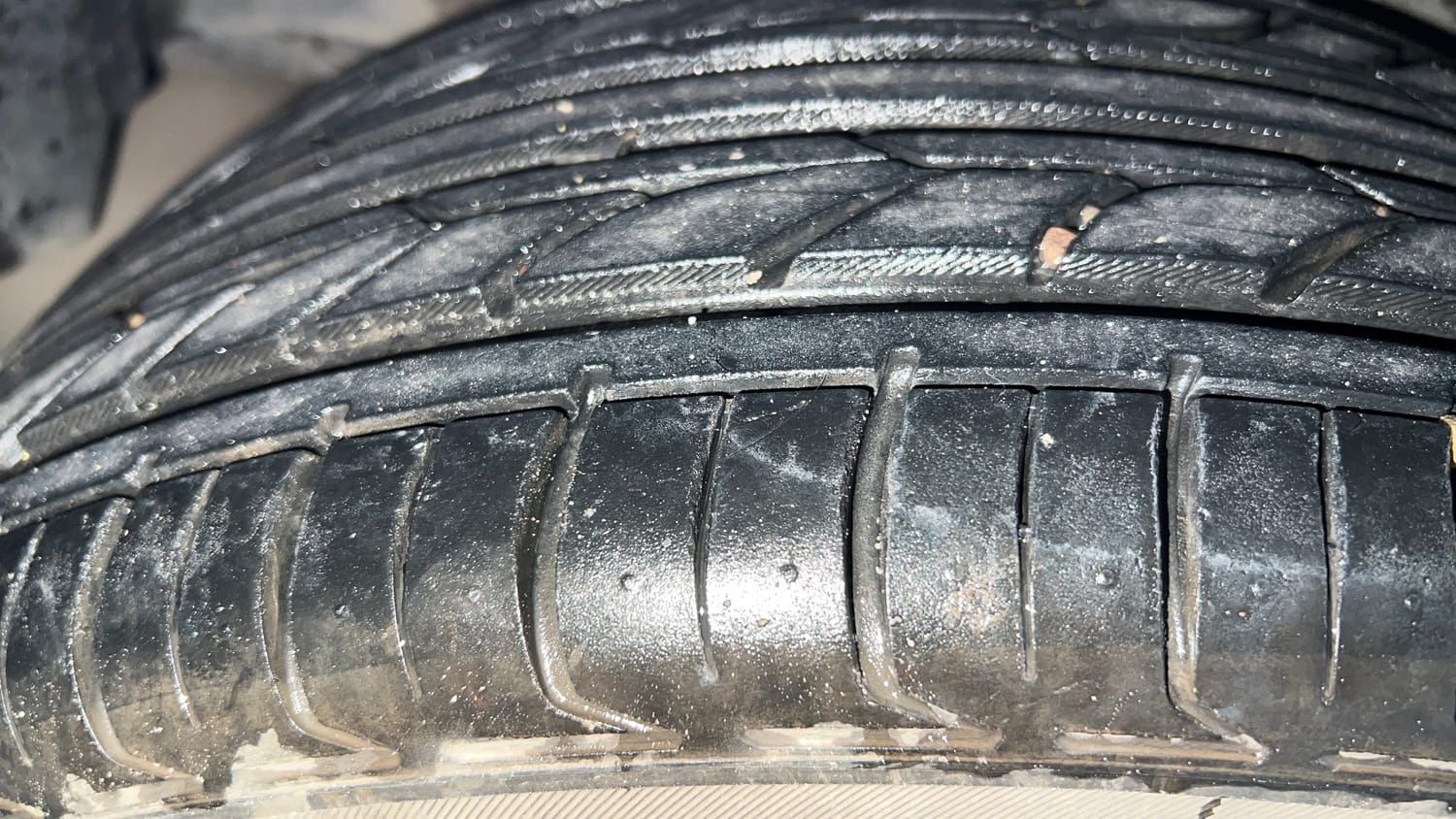 Used 2022 Honda City ZX CVT Petrol Petrol Automatic tyres RIGHT REAR TYRE TREAD VIEW