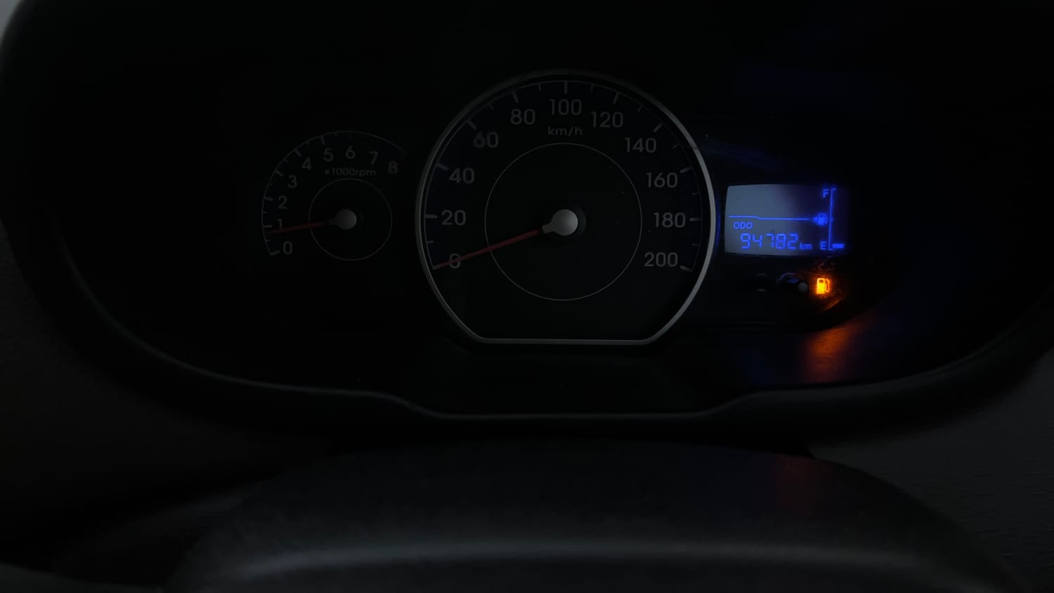 Used 2013 Hyundai i10 Era 1.1 iRDE2 Petrol Manual interior CLUSTERMETER VIEW