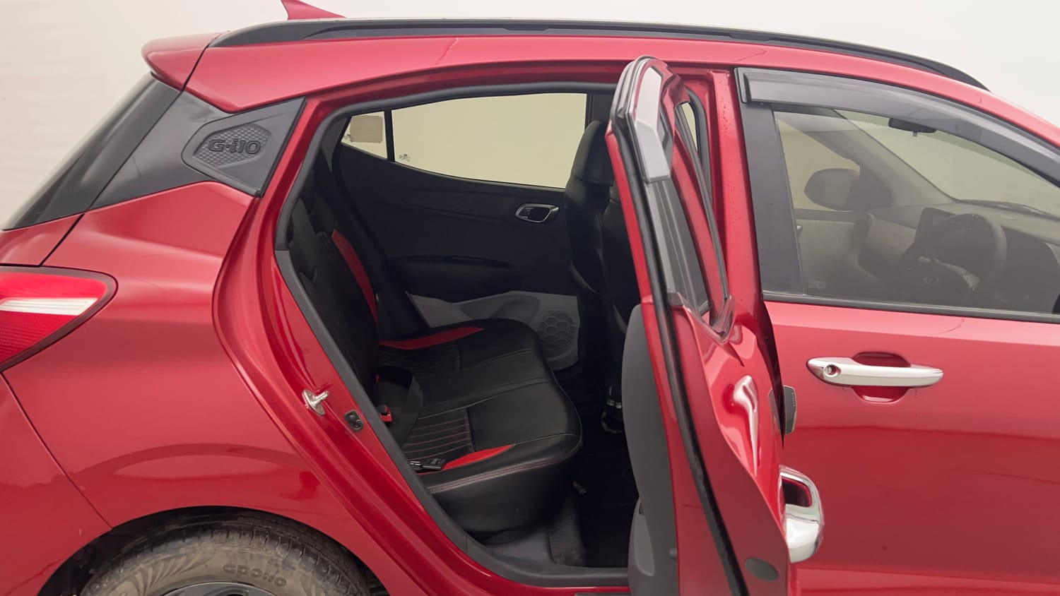 Used 2022 Hyundai Grand i10 Nios Sportz AMT 1.2 Kappa VTVT Petrol Automatic interior RIGHT SIDE REAR DOOR CABIN VIEW