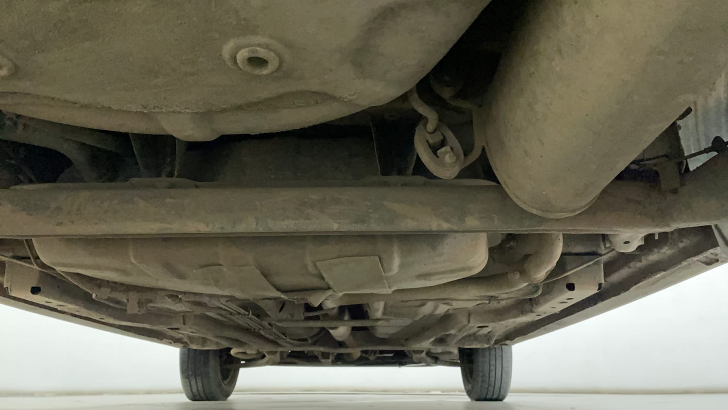 Used 2023 Tata Tigor XZ CNG Cng Manual extra REAR UNDERBODY VIEW (TAKEN FROM REAR)