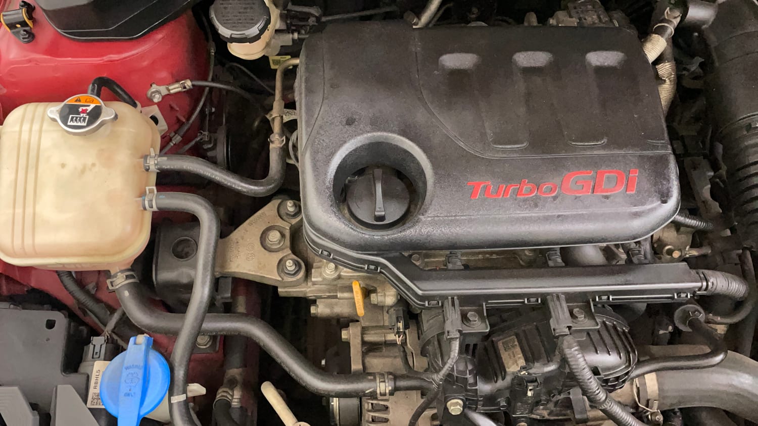 Used 2022 Hyundai i20 N Line N8 1.0 Turbo DCT Dual Tone Petrol Automatic engine ENGINE RIGHT SIDE VIEW