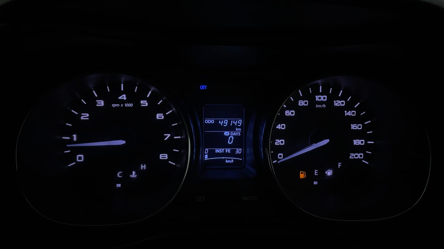 Used 2018 Tata Nexon XZ Plus Petrol Manual interior CLUSTERMETER VIEW