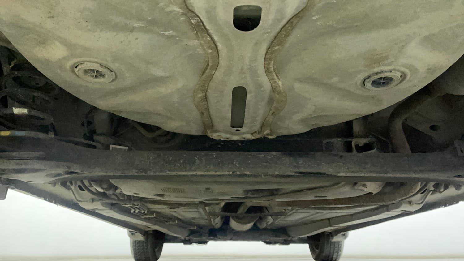 Used 2021 Maruti Suzuki Baleno Delta Petrol Manual extra REAR UNDERBODY VIEW (TAKEN FROM REAR)