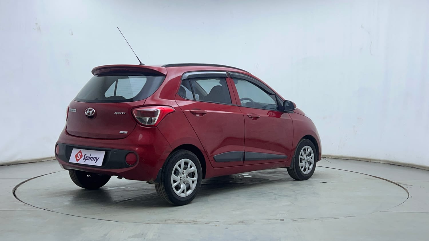 Used 2019 Hyundai Grand i10 Sportz 1.2 Kappa VTVT Petrol Manual exterior RIGHT REAR CORNER VIEW
