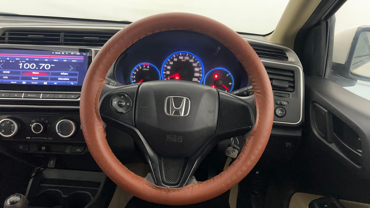 Used 2014 Honda City S Petrol Manual interior STEERING VIEW