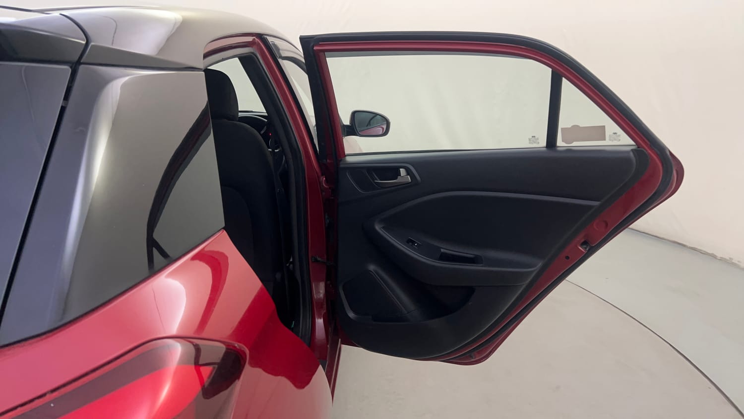 Used 2017 Hyundai Elite i20 Asta 1.2 Dual Tone Petrol Manual interior RIGHT REAR DOOR OPEN VIEW