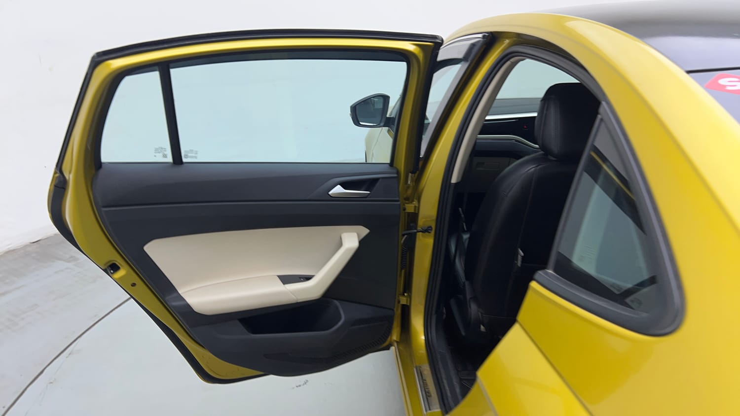 Used 2023 Volkswagen Virtus Highline 1.0 TSI AT Petrol Automatic interior LEFT REAR DOOR OPEN VIEW