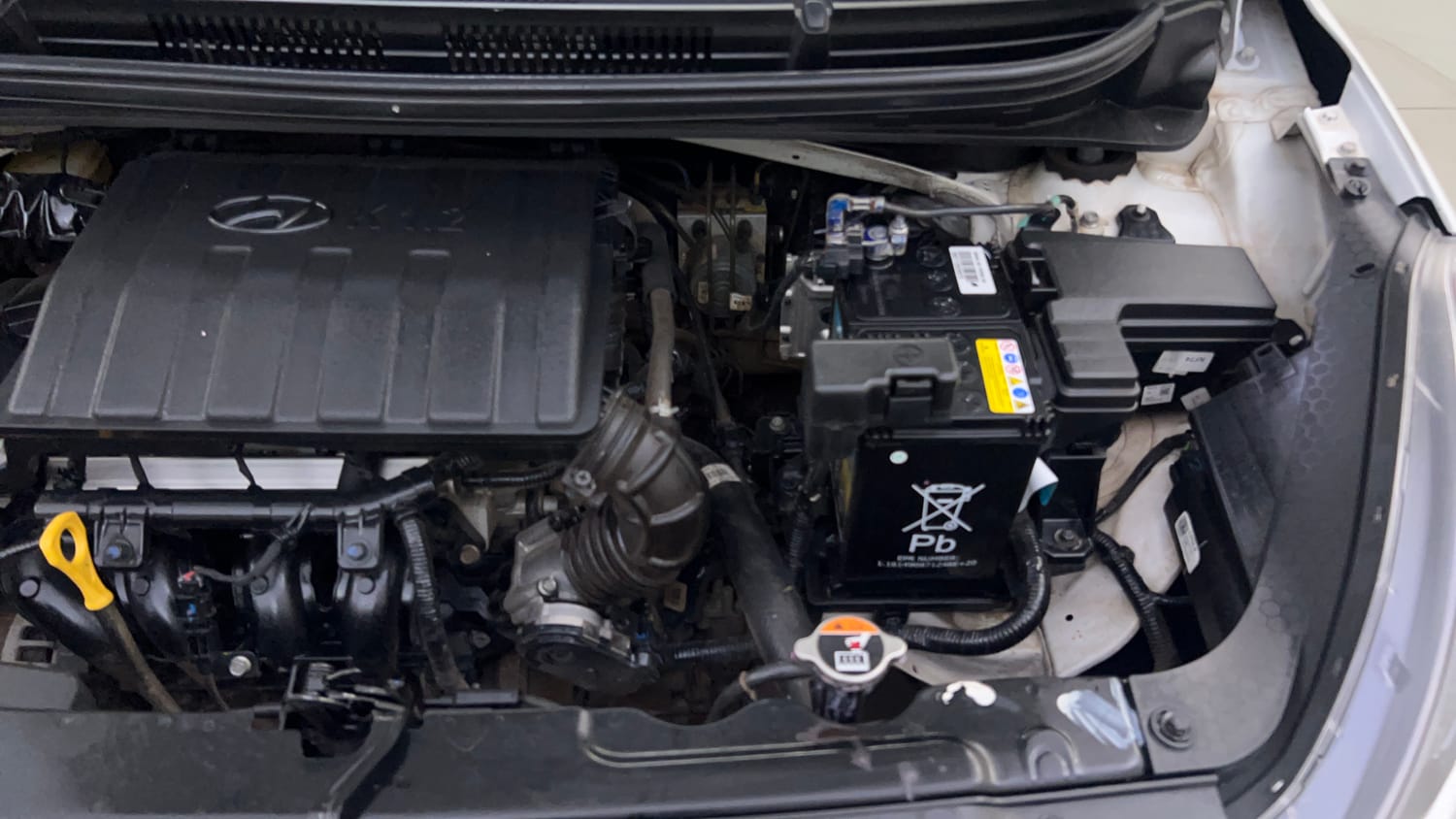 Used 2023 Hyundai Grand i10 Nios Sportz 1.2 Kappa VTVT Petrol Manual engine ENGINE LEFT SIDE VIEW