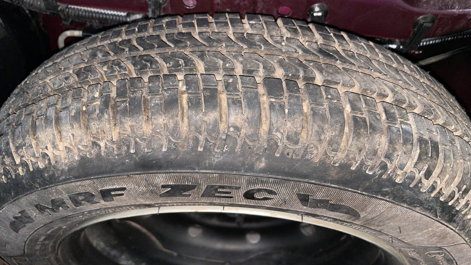 Used 2015 Tata Nano Twist XTA Petrol Automatic tyres SPARE TYRE VIEW