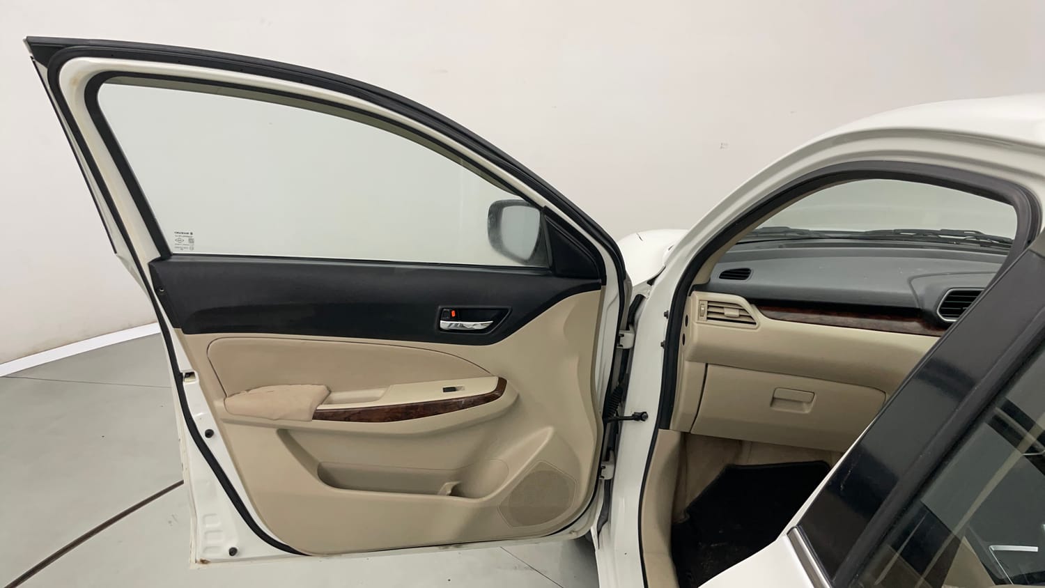 Used 2017 Maruti Suzuki Dzire ZDi Plus AMT Diesel Automatic interior LEFT FRONT DOOR OPEN VIEW