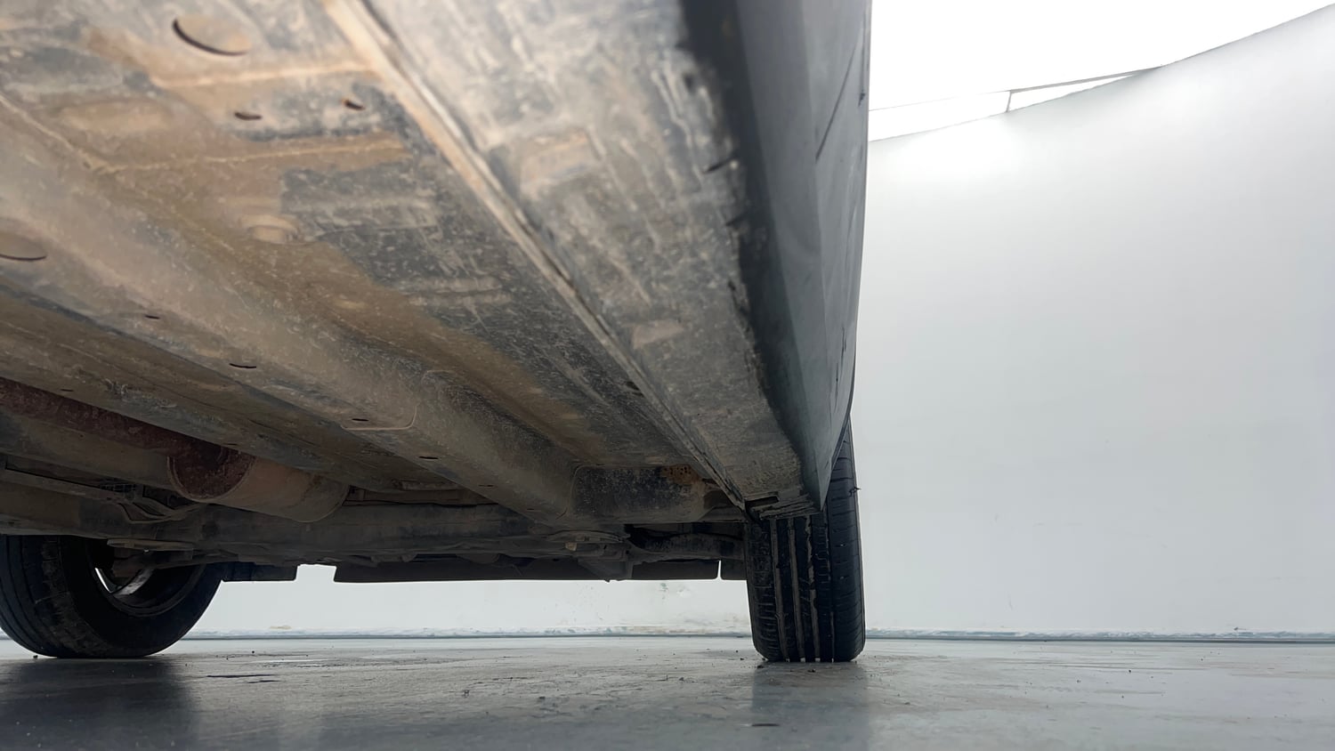 Used 2022 Tata Punch Creative Dual Tone Petrol Manual extra REAR RIGHT UNDERBODY VIEW