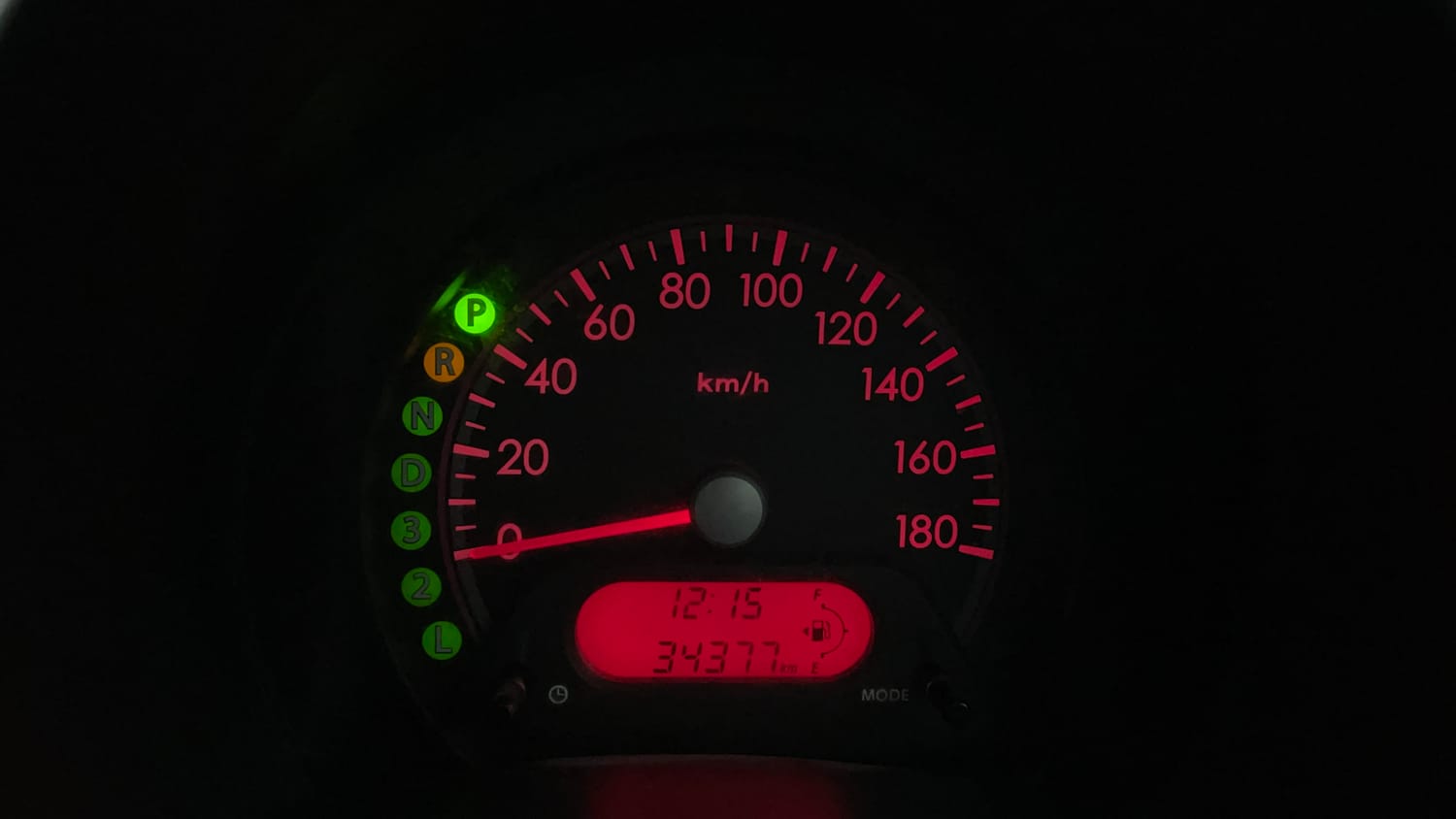 Used 2012 Maruti Suzuki A-Star Vxi (ABS) AT Petrol Automatic interior CLUSTERMETER VIEW