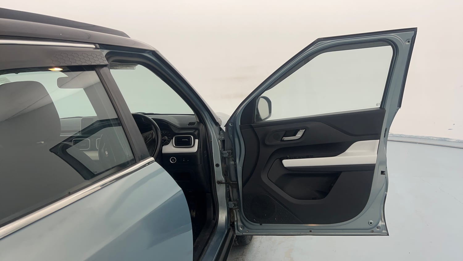 Used 2022 Tata Punch Creative Dual Tone Petrol Manual interior RIGHT FRONT DOOR OPEN VIEW