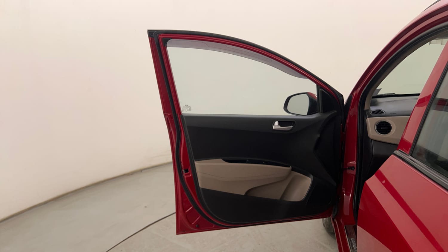 Used 2017 Hyundai Grand i10 Sportz (O) 1.2 Kappa VTVT Petrol Manual interior LEFT FRONT DOOR OPEN VIEW