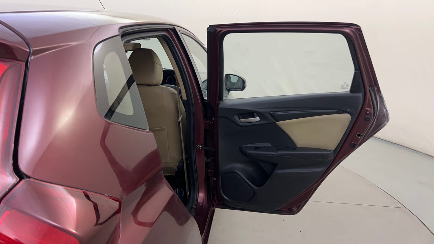 Used 2016 Honda Jazz S AT Petrol Automatic interior RIGHT REAR DOOR OPEN VIEW