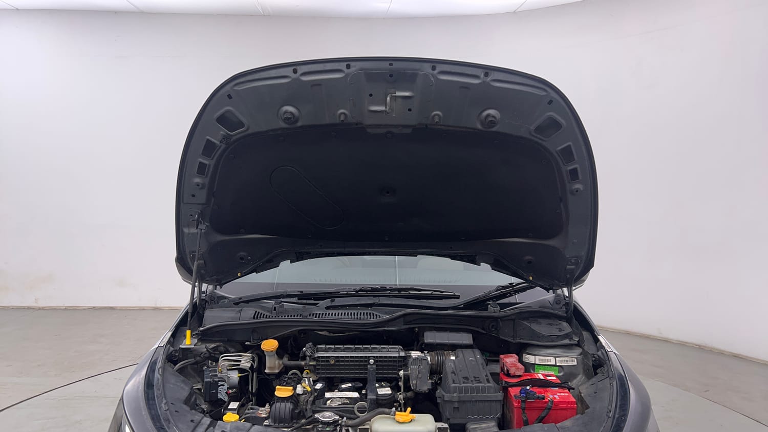 Used 2023 Tata Altroz XZA Petrol Petrol Automatic engine ENGINE & BONNET OPEN FRONT VIEW