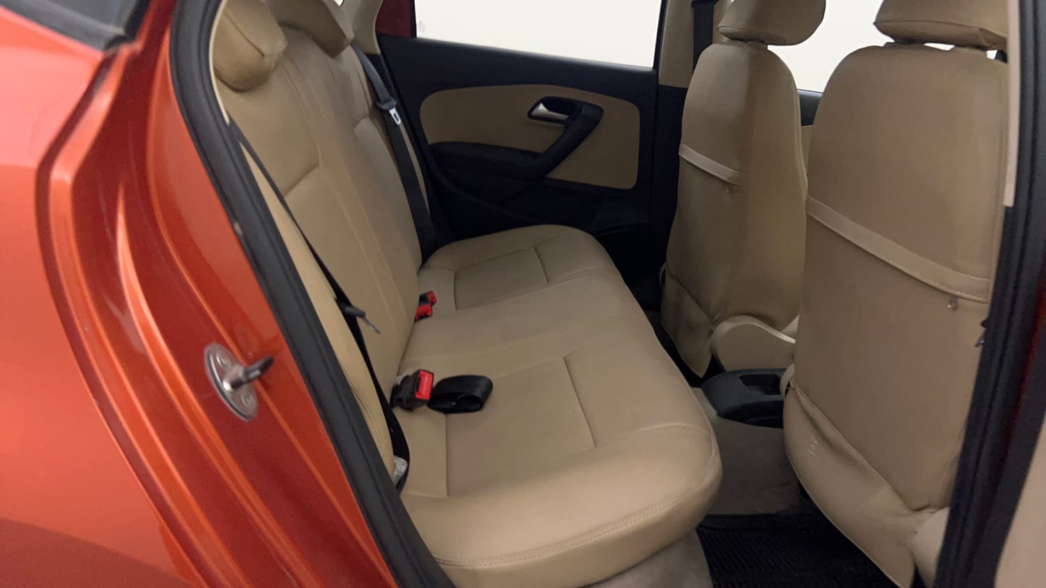 Used 2014 Volkswagen Polo Highline1.2L (P) Petrol Manual interior RIGHT SIDE REAR DOOR CABIN VIEW