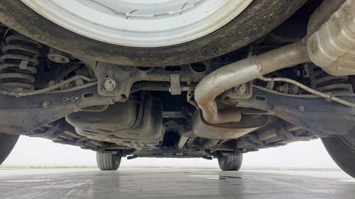 Used 2024 Mahindra XUV700 AX7 Luxury Pack Petrol AT 7 STR Petrol Automatic extra REAR UNDERBODY VIEW (TAKEN FROM REAR)