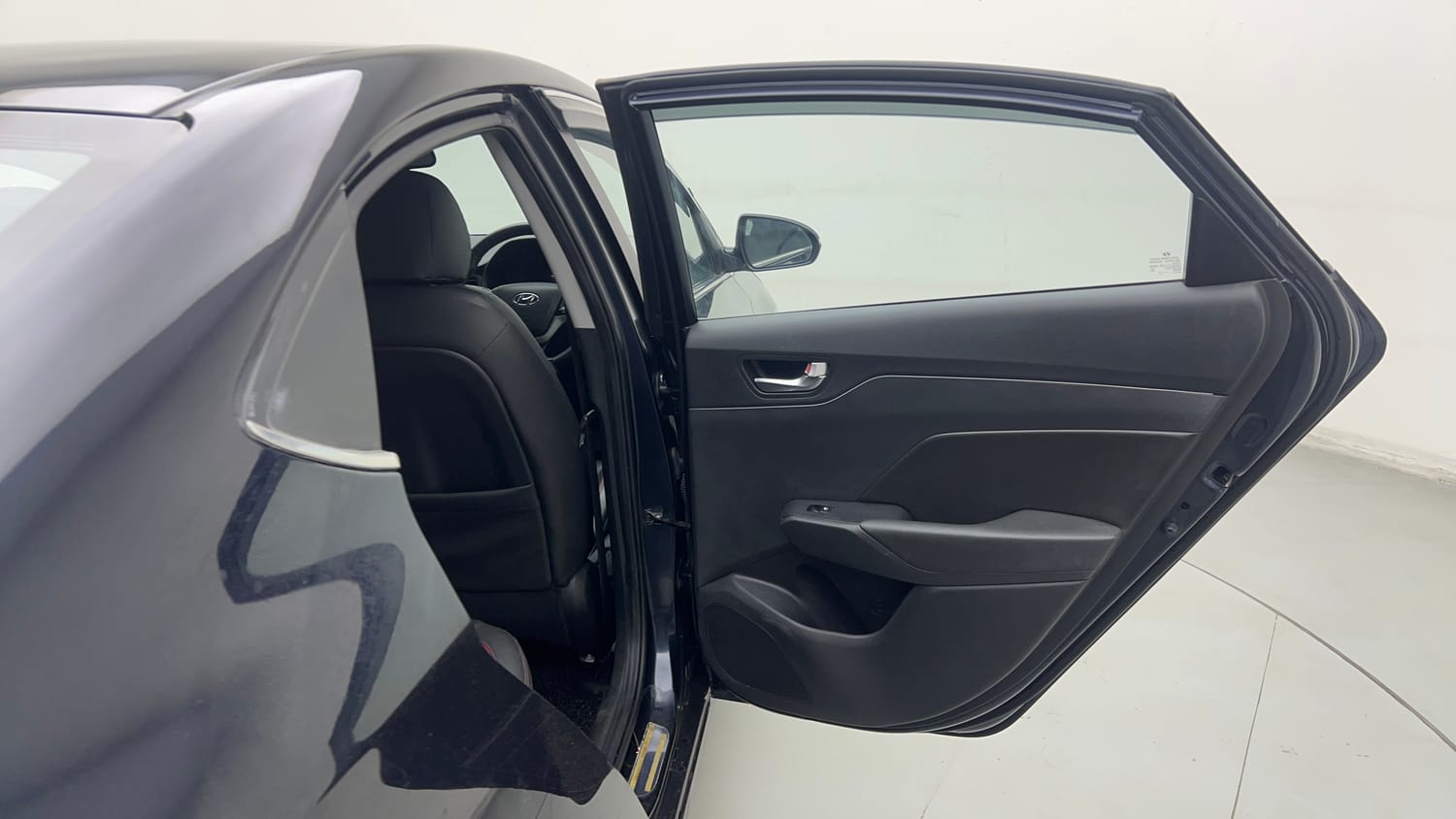 Used 2021 Hyundai Verna SX (O) 1.0 Turbo DCT Petrol Automatic interior RIGHT REAR DOOR OPEN VIEW