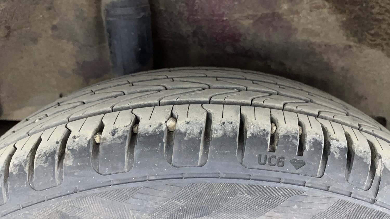 Used 2021 Honda Jazz VX CVT Petrol Automatic tyres RIGHT REAR TYRE TREAD VIEW
