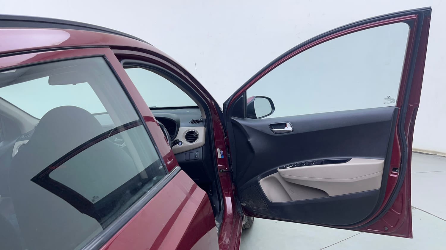 Used 2016 Hyundai Grand i10 Asta 1.2 Kappa VTVT Petrol Manual interior RIGHT FRONT DOOR OPEN VIEW