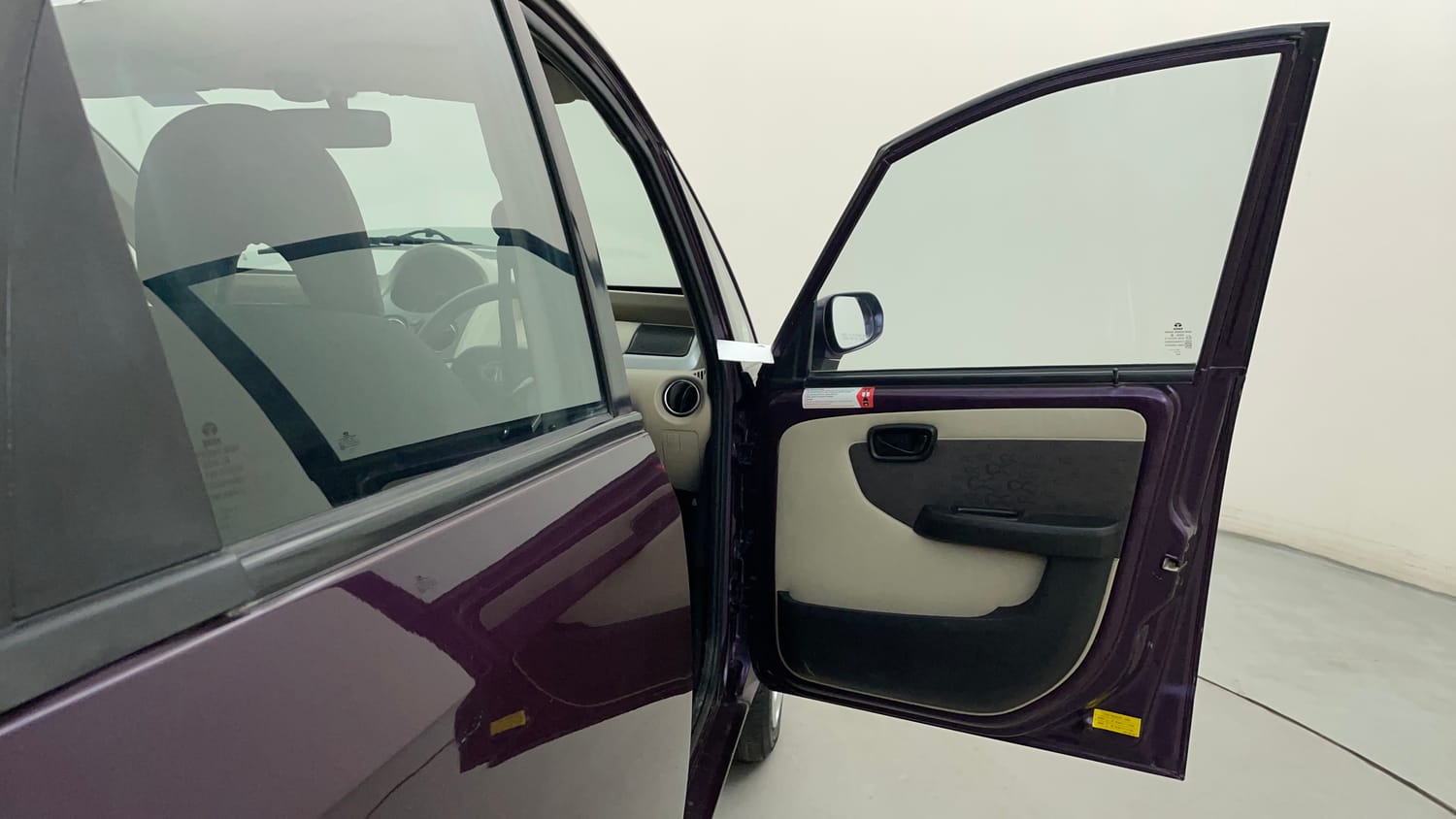 Used 2015 Tata Nano Twist XTA Petrol Automatic interior RIGHT FRONT DOOR OPEN VIEW