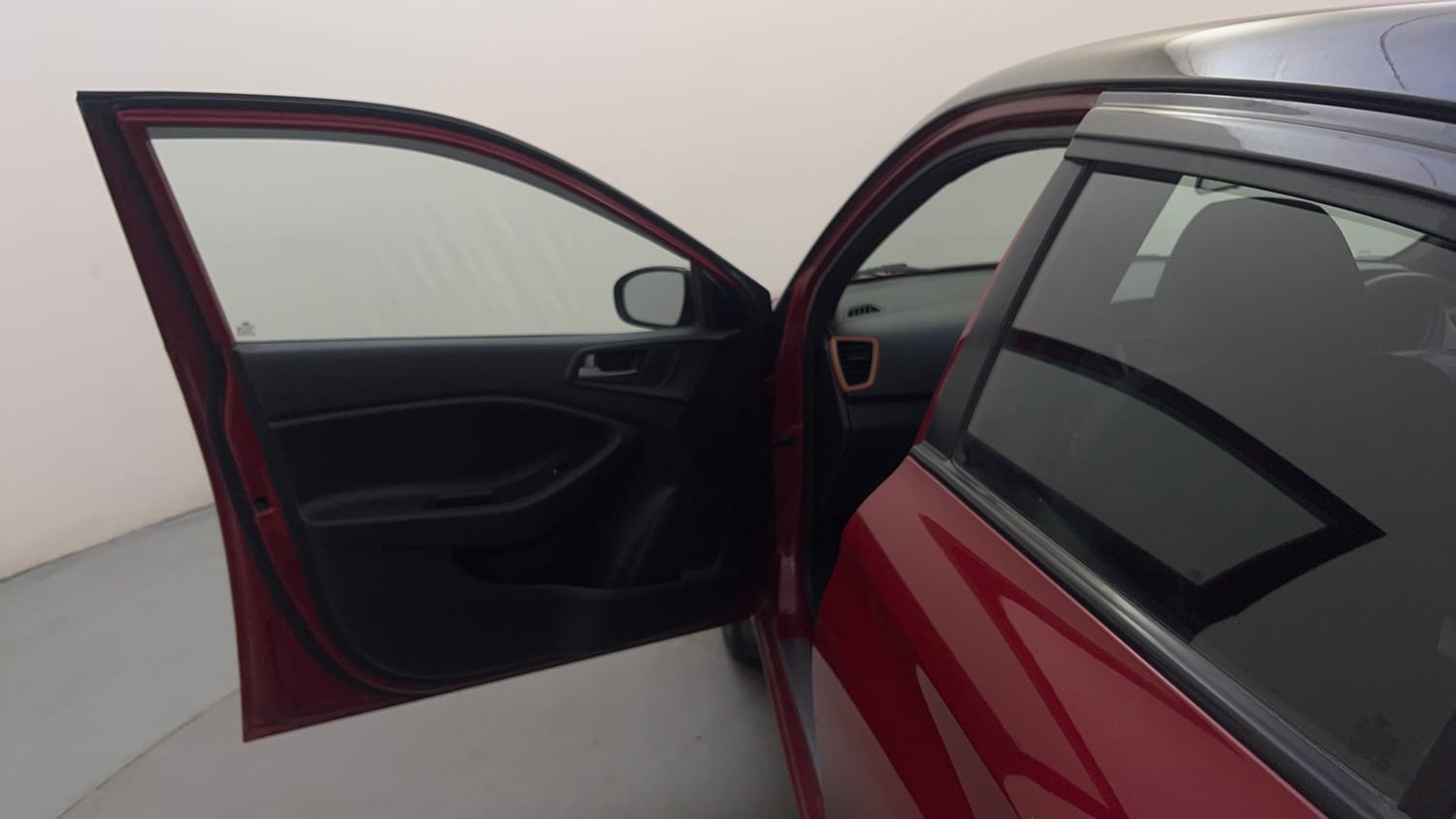 Used 2017 Hyundai Elite i20 Asta 1.2 Dual Tone Petrol Manual interior LEFT FRONT DOOR OPEN VIEW