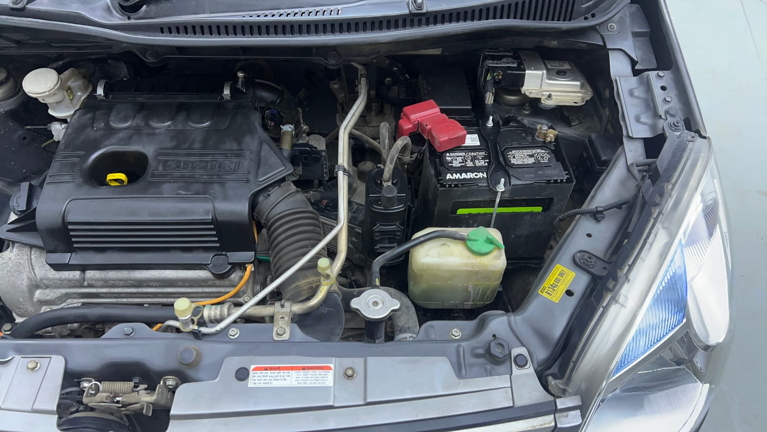 Used 2017 Maruti Suzuki Wagon R 1.0 VXI AMT Petrol Automatic engine ENGINE LEFT SIDE VIEW