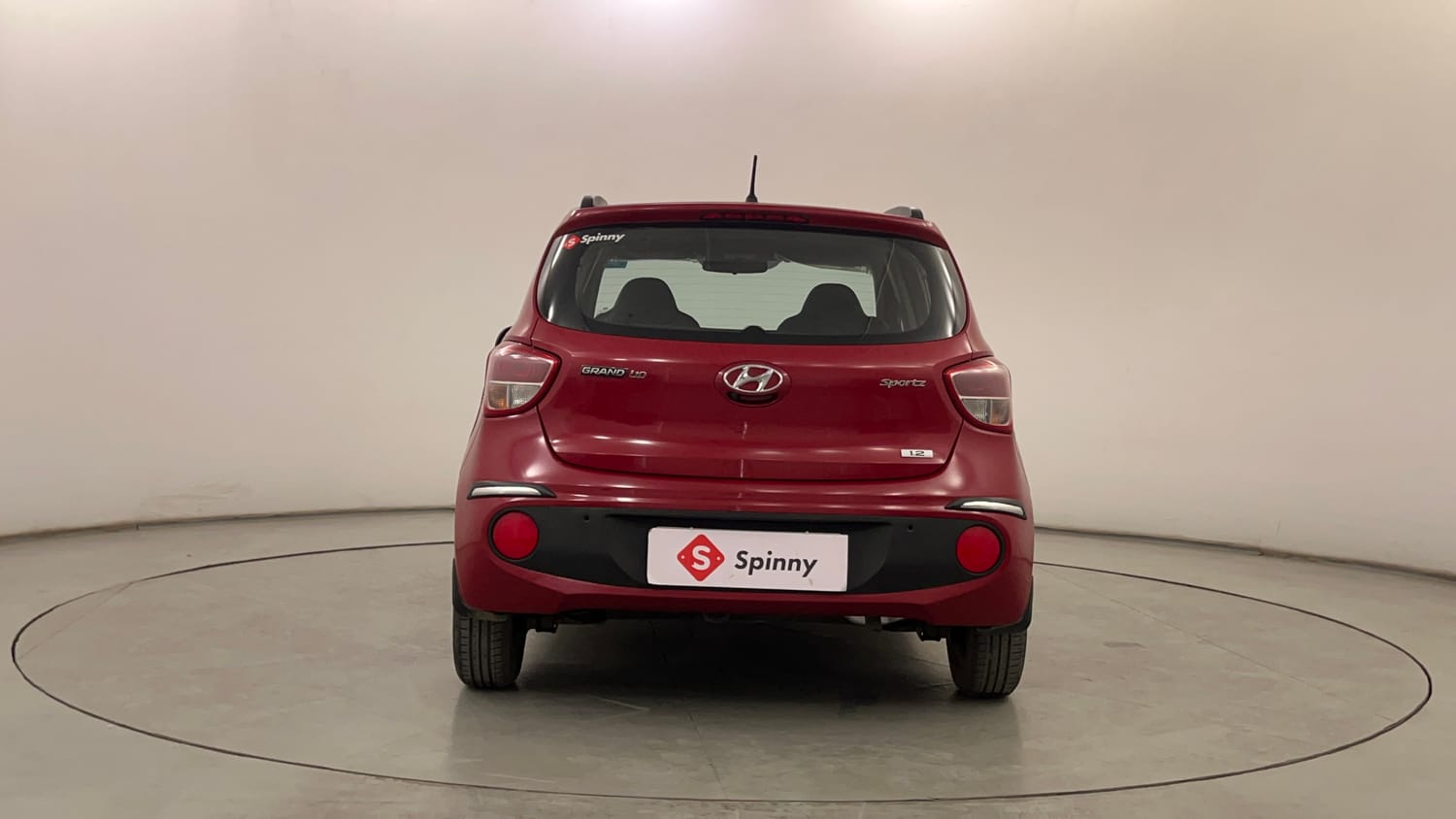 Used 2017 Hyundai Grand i10 Sportz (O) 1.2 Kappa VTVT Petrol Manual exterior BACK VIEW
