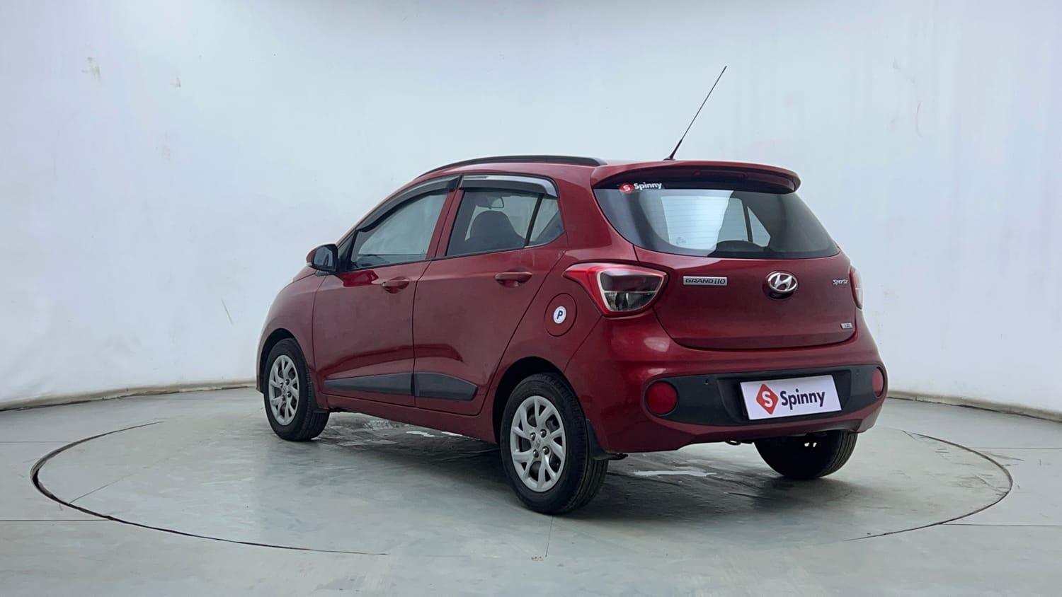 Used 2019 Hyundai Grand i10 Sportz 1.2 Kappa VTVT Petrol Manual exterior LEFT REAR CORNER VIEW