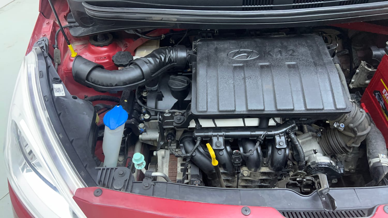 Used 2019 Hyundai Grand i10 Sportz 1.2 Kappa VTVT Petrol Manual engine ENGINE RIGHT SIDE VIEW