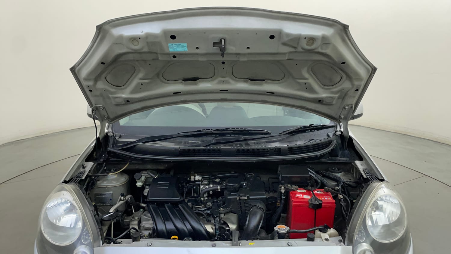 Used 2016 Nissan Micra Active XV Safety Pack Petrol Manual engine ENGINE & BONNET OPEN FRONT VIEW