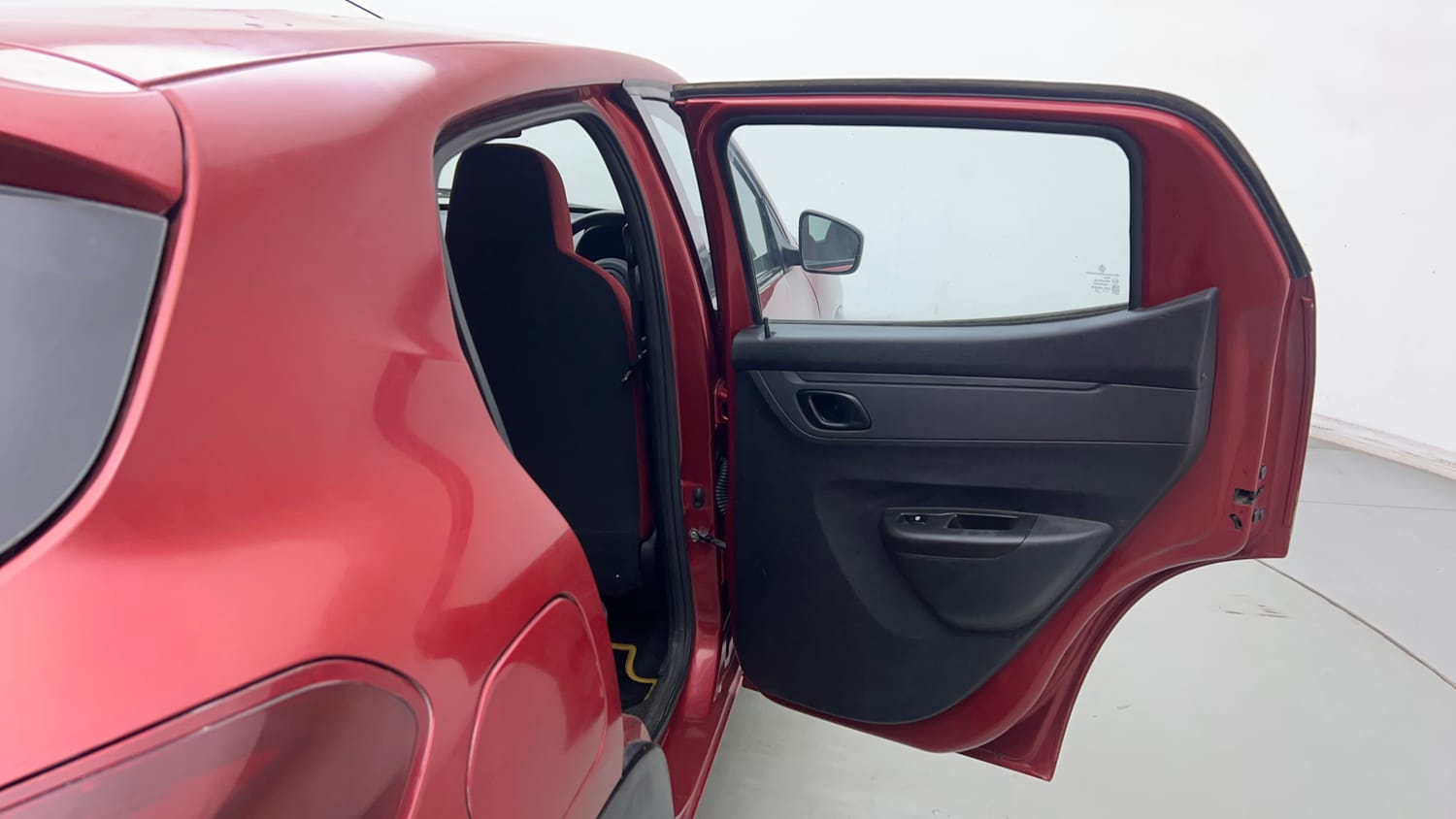 Used 2021 Renault Kwid RXT 1.0 Opt Petrol Manual interior RIGHT REAR DOOR OPEN VIEW