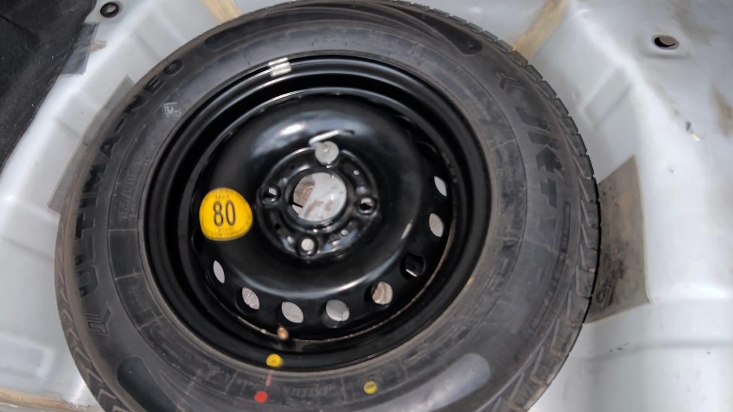 Used 2022 Tata Tiago XZA Plus Petrol Automatic tyres SPARE TYRE VIEW