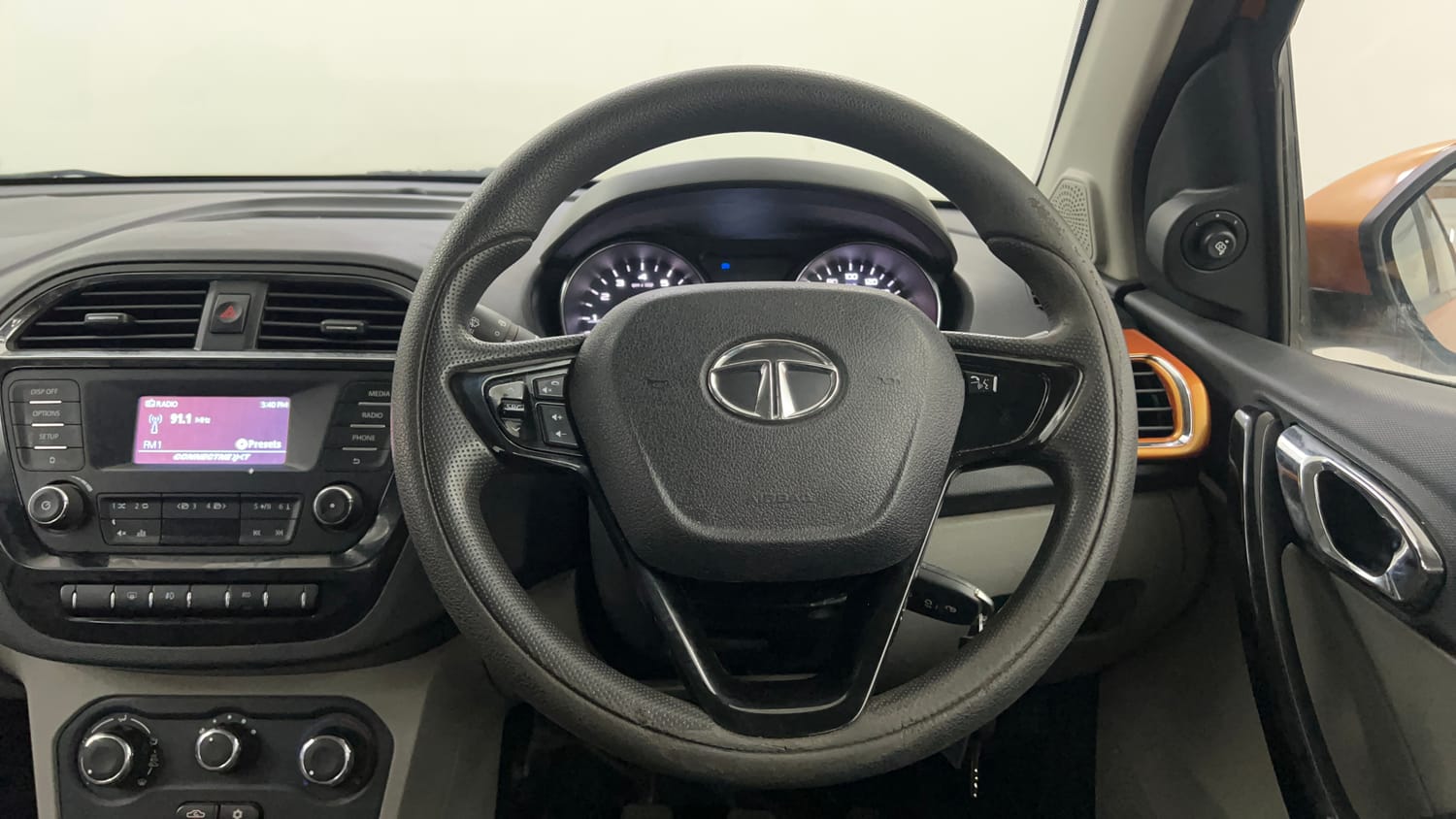 Used 2018 Tata Tiago Revotron XZ Petrol Manual interior STEERING VIEW