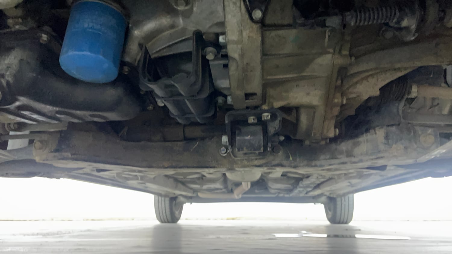 Used 2016 Hyundai Grand i10 Asta 1.2 Kappa VTVT Petrol Manual extra FRONT LEFT UNDERBODY VIEW