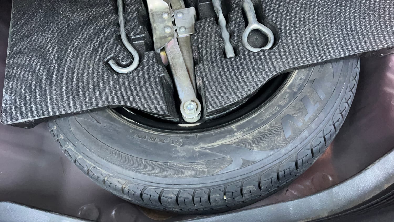 Used 2021 Honda Jazz VX CVT Petrol Automatic tyres SPARE TYRE VIEW
