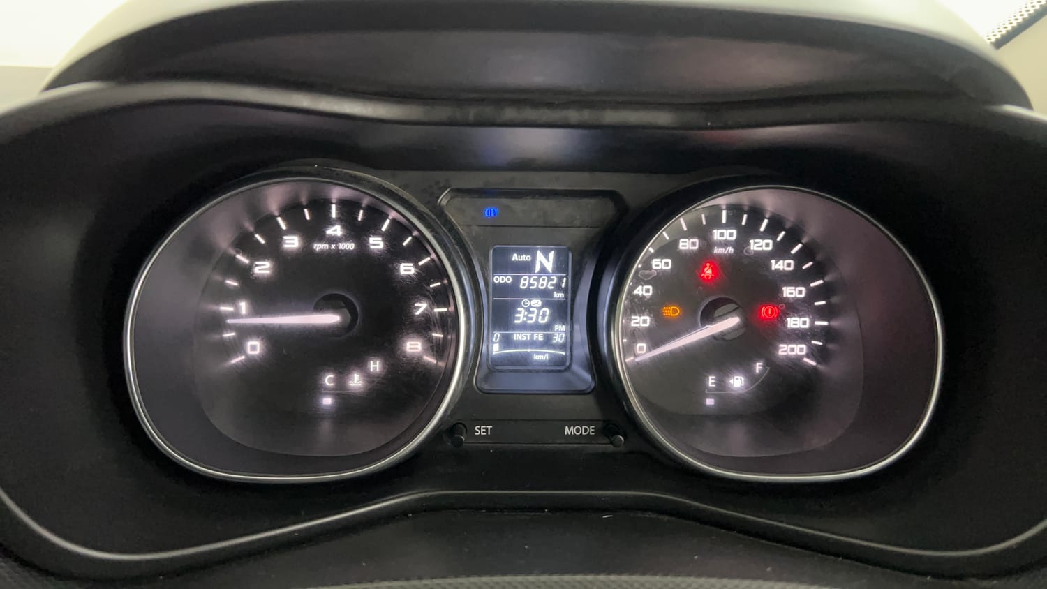 Used 2019 Tata Nexon XZA Plus Diesel Diesel Automatic interior CLUSTERMETER VIEW