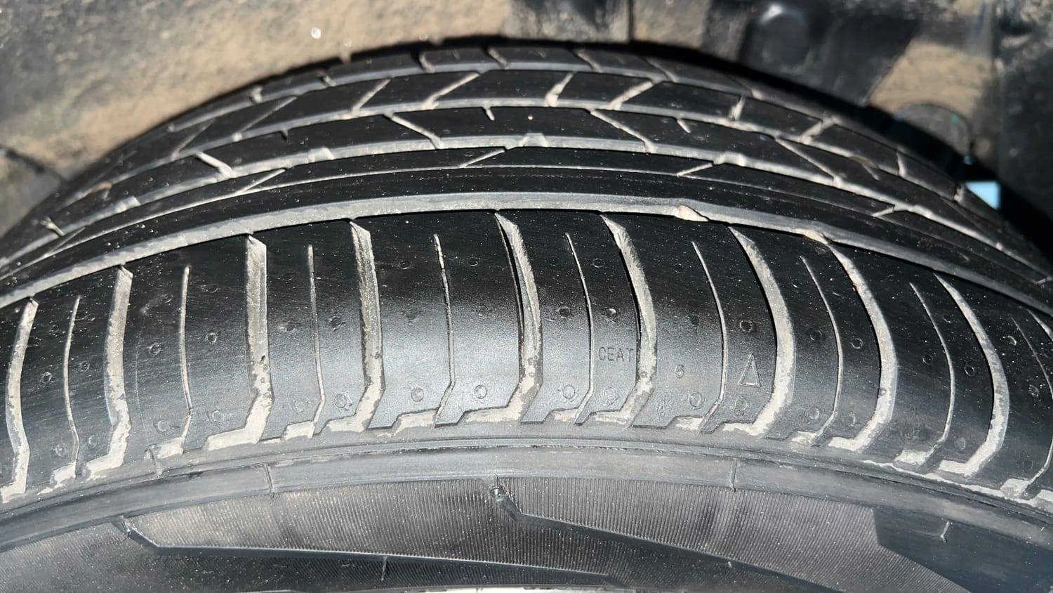 Used 2026 Hyundai i20 N Line N8 1.0 Turbo DCT Petrol Automatic tyres LEFT REAR TYRE TREAD VIEW