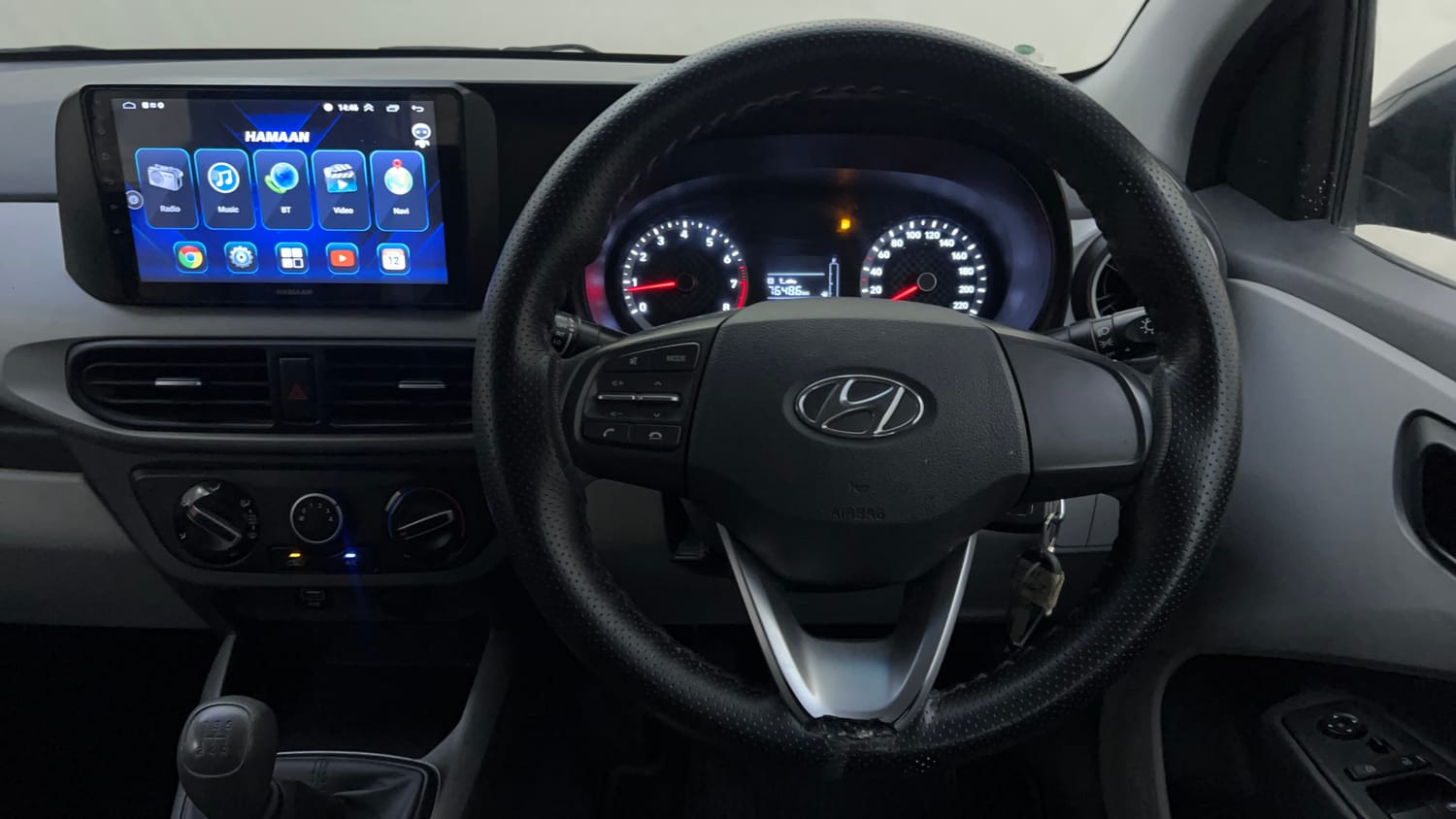 Used 2021 Hyundai Grand i10 Nios Magna 1.2 Kappa VTVT Petrol Manual interior STEERING VIEW
